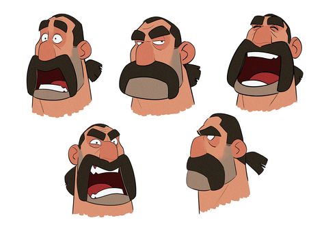 ArtStation - Grumpy Guy Cartooning 4 Kids, 2d Character Animation, Expression Sheet, Cartoon Body, Drawing Face Expressions, Comic Face, Concept Art Tutorial, Drawing Face, Character Model Sheet