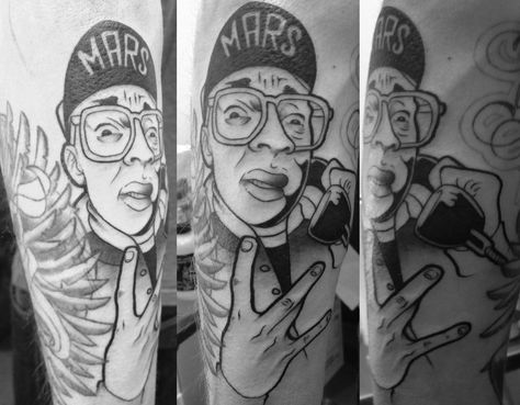 Spike Lee WEST Spike Lee, Portrait Tattoo, Tattoo Ideas, Tattoos