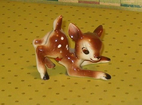 ;) Fawn Figurine, Santa Table, Vintage Rudolph, Vintage Bambi, Deer Figurines, Deer Fawn, Deer Ornament, Vintage Poodle, Vintage Figurines