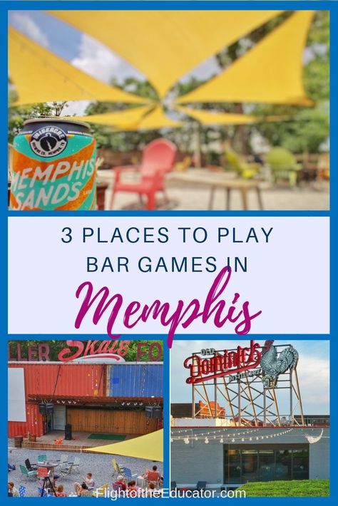 Looking for a Memphis Bar with Bar Games? Try 3! | Flight of the Educator Memphis Bachelorette Party, Tennessee Bachelorette Party, Memphis Hotels, Southern Style Wedding, Bar Games, Bars And Restaurants, Memphis Tennessee, Bach Party, Matron Of Honour