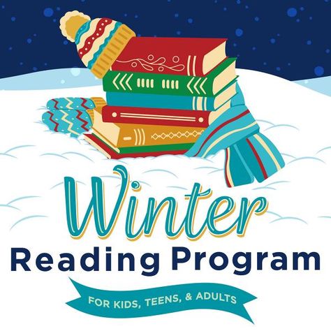 Adult Winter Reading Program - Carmel Clay Public Library Winter Reading Programs For Libraries, Winter Library Programs For Adults, Winter Library Programs, Adult Library Program Ideas, Winter Reading Challenge, Adult Library Programs, Reading Program Ideas, Public Library Programs, Reading Programs For Kids