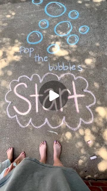 Preschool Chalk Obstacle Course, Sidewalk Chalk Activity Course, Chalk Art Obstacle Course, Chalk Outdoor Activities, Chalk Hopscotch Obstacle Course, Outside Obstacle Course For Kids, Obstacles Course For Kids, Obstacle Course With Chalk, Obstical Course Chalk