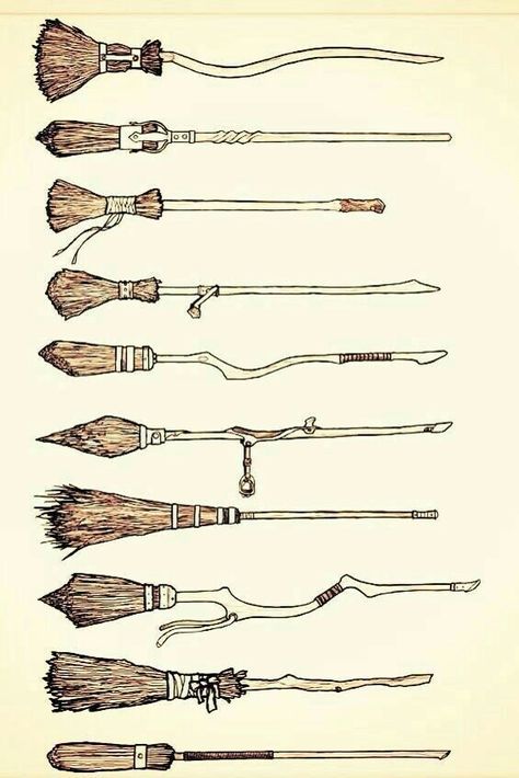 Harry Potter Broomsticks, Harry Potter Broomstick, Harry Potter Broom, Witches Broomsticks, Witch Wand, Images Harry Potter, Harry Potter Drawings, Harry Potter Wand, Fantasy Props