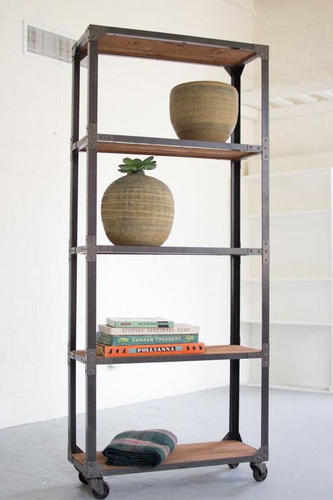 Rustic shelving unit