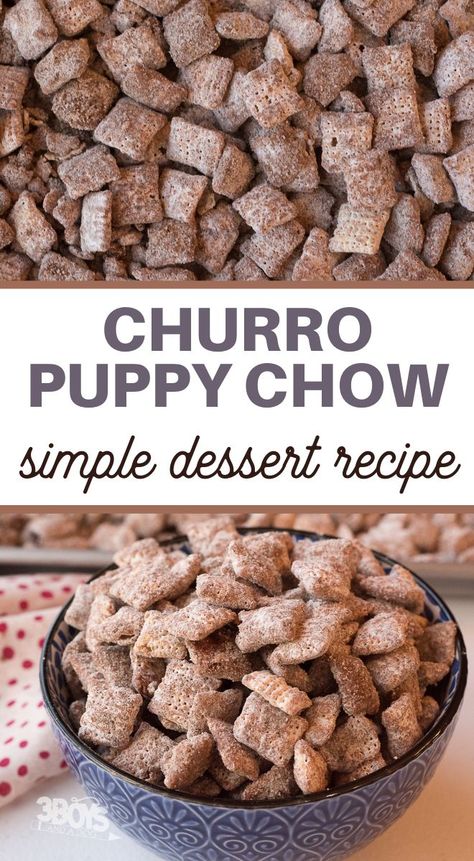 You're going to love this Easily Addictive Churro Puppy Chow Recipe! If you're a fan of muddy buddies and Nutella, don't miss out on this simple treat! Cinnamon Muddy Buddies, Fall Puppy Chow, Churro Puppy Chow, Homemade Puppy Chow, Best Puppy Chow Recipe, Stop Snacking, Puppy Chow Chex Mix Recipe, Puppy Chow Recipe, Chex Mix Puppy Chow