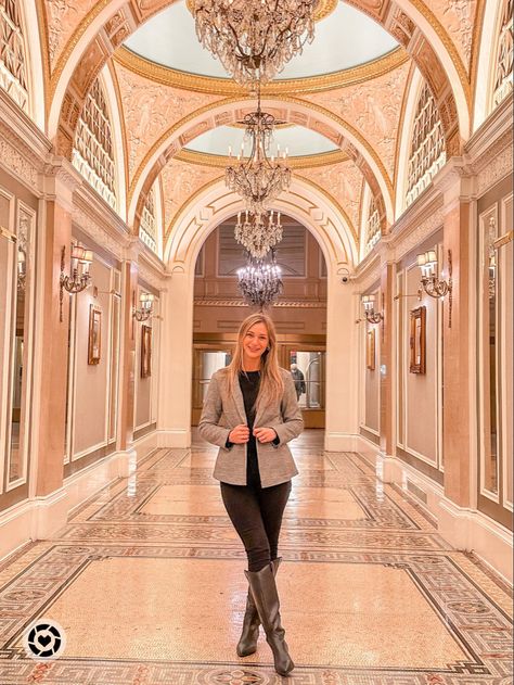 Dinner at the most beautiful hotel restaurant & bar!! This was the perfect dinner outfit for the cold Boston night Black jeans | black boots | blazer | black and white blazer Follow my shop @thetimelesstulip on the @shop.LTK app to shop this post and get my exclusive app-only content! #liketkit #LTKstyletip #LTKunder100 #LTKSeasonal @shop.ltk https://liketk.it/3TgA1 Outfit For The Cold, Boston Night, Blazer Black And White, Black And White Blazer, Perfect Dinner, Dinner Outfit, Bar Kitchen, Dinner Outfits, Beautiful Hotels