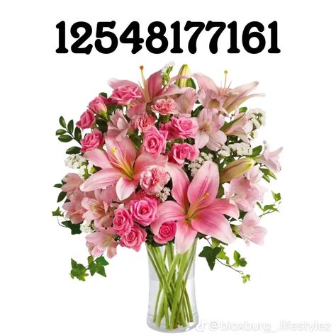 Bush Decal Codes For Bloxburg, Flower Codes Bloxburg, Bloxburg Flower Shop, Bloxburg Flower Decals Codes, Flower Decals Bloxburg, Bloxburg Plant Decals Codes, Plant Decals, Bloxburg Food Decals, Vine Decal