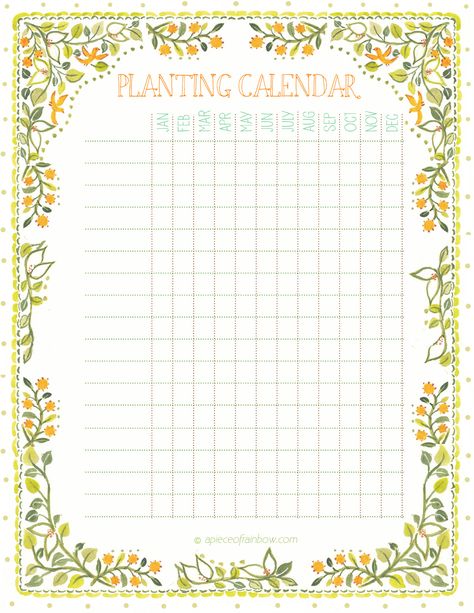 Seed Planting Calendar, Seeding Calendar, 6b Planting Calendar, Garden Calendar Vegetable, Allotment Planting Calendar Uk, Gardening Journal Printables, Vegetable Planting Calendar, Planting Schedule, Attainable Sustainable