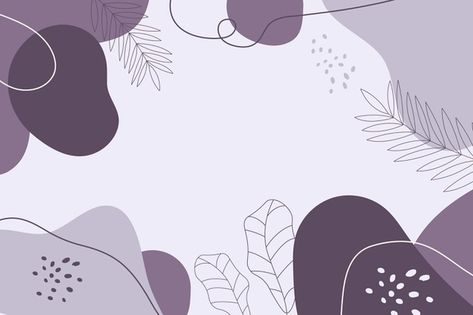 Free Vector | Organic shapes background Wallpepar Laptop, Hand Drawn Minimal Background, Shapes Background, Wallpapers Pc, Minimal Background, Wallpaper Notebook, Slide Background, Background Powerpoint, Cute Laptop Wallpaper