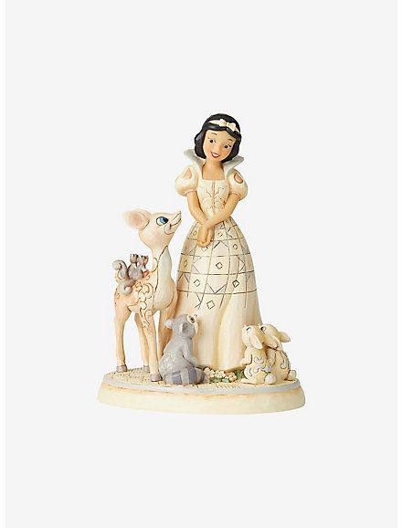 Disney Snow White Woodland Snow White Figure, Disney Princess Figurines, Disney Statues, Classic Disney Characters, Snow White Disney, White Figures, Disney Traditions, Snow White And The Seven Dwarfs, Woodland Friends, Jim Shore