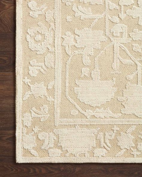 GLO-01 MH NATURAL / IVORY | Loloi Rugs Joanna Gaines Rugs, Indian Block Printing, Catalogue Inspiration, Trade Sign, Artisan Rugs, Indian Block Print, Ivory Area Rug, Magnolia Homes, Joanna Gaines