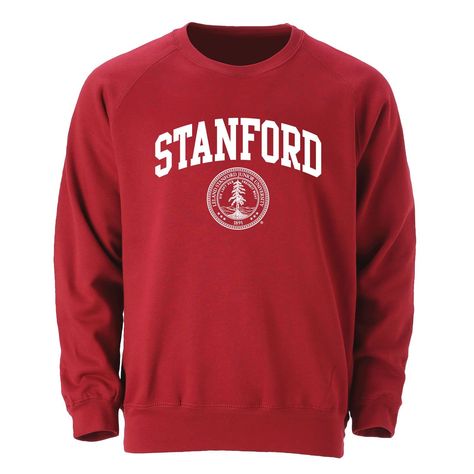 PRICES MAY VARY. COMFORTABLE AND SOFT – This Ivysport Stanford University men’s and women’s long sleeve crewneck sweat shirt looks great and feels cozy. This Stanford University logo printed crewneck sweatshirt is made from a comfortable 65% cotton and 35% polyester blend offering students and alumni the freshest Stanford Cardinal apparel, merchandise and swag perfect for tailgating on homecoming game day, parents’ weekend or for everyday wear. MADE IN THE USA – Our Stanford University spirit we Red Collegiate T-shirt For College, University Red Crew Neck T-shirt With Team Logo, Red Collegiate T-shirt For Fan Merchandise, Stanford University Logo, Stanford Sweatshirt, University Red Collegiate Crew Neck Sweatshirt, University Merchandise, Stanford University Sweatshirt, University Red Collegiate T-shirt Crew Neck