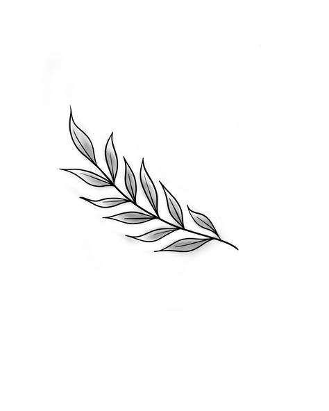 Leaf Tattoo Drawing, Greek Leaf Tattoo, Leaf Tattoo Men, Laurel Leaf Tattoo, Greek Leaves Tattoo, Ramos Tattoo, Leaf Tattoo Design, Olive Tattoo, Tattoo Font Styles