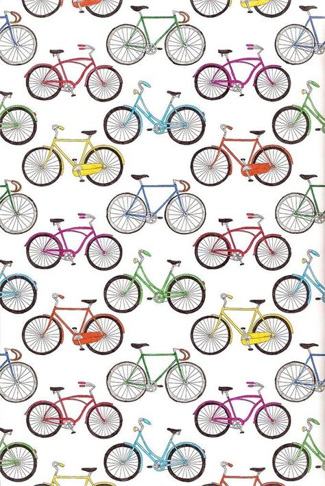 Bicycle Wallpaper, Chips Bags, Bicycle Illustration, Paper Journal, Theme Background, Bicycle Art, Coloring Book For Adults, Cycling Art, Scrapbook Printables