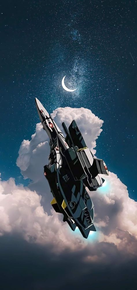 Mecha Wallpaper, Robotech Anime, Genesis Climber Mospeada, Macross Valkyrie, Macross Anime, Sci Fi Anime, Japanese Robot, Robotech Macross, Sci Fi Ships