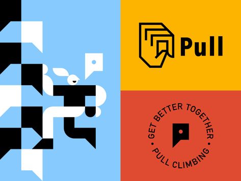 Climbing Brand 2 by Patrick Moriarty on Dribbble Bouldering Gym, Romper Room, P Logo, Gym Logo, Climbing Gym, Logo Collection, Logo Images, Logo Concept, Better Together