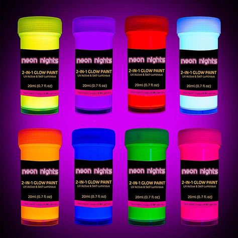 The Best Glow in the Dark Paints for Arts and Crafts - Bob Vila Glow In Dark Paint, Reflective Paint, Glow In The Dark Paint, Glow Paint, Reflection Painting, Dark Paint, Uv Flashlight, Uv Black Light, Neon Painting