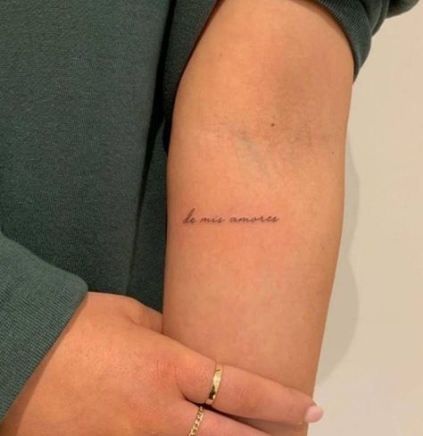 Love In The Moment Tattoo, Oh My Love Tattoo, More Of You Less Of Me Tattoo, Small Tattoos About Love, I Will Always Love You Tattoo, Light Of My Life Tattoo, Love Inspired Tattoos, Eternal Tattoo Word, Lead With Love Tattoo