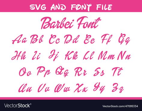 Free Svg Fonts, Barbie Font, Svg Letters, American Flag Background, Flag Background, Laser Cut Sign, Kawaii Doodles, Vinyl Cut, Kids Coloring Books