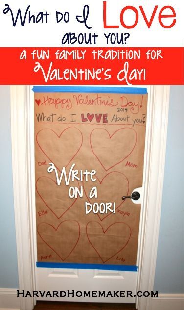 What Do I Love About You? Start this fun and simple Valentine's Day tradition in your own home! Each person has their own heart - every family member writes inside it! #valentinesday #familytraditions #familyfun #harvardhomemaker Valentine Notes, Family Valentines Day, Elf Kit, Valentinstag Party, Happy Hearts Day, Jar Ideas, Valentines Day Activities, My Funny Valentine, Valentine's Day Quotes