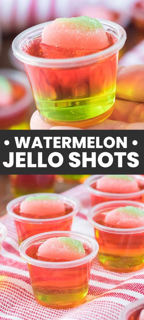 Red Jello Shots, Watermelon Shots, Jolly Rancher Jello, Watermelon Jello Shots, Best Jello Shots, Watermelon Jello, Jello Shots Recipe, Jello Shots Vodka, Cake Vodka