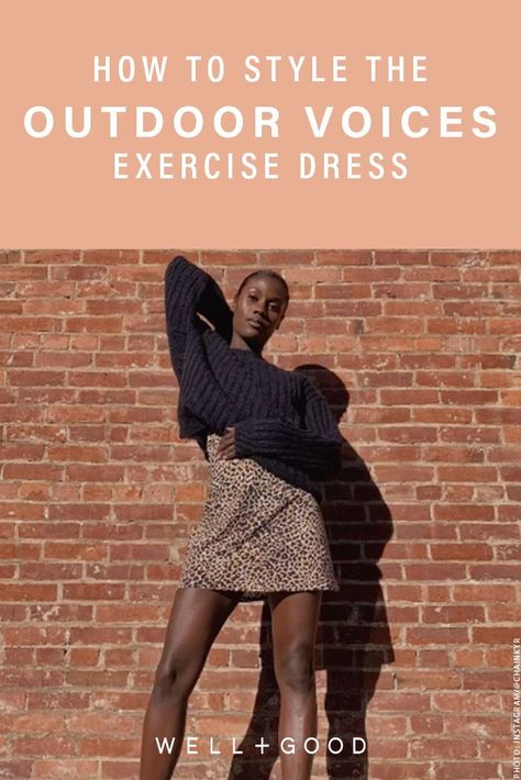 Exercise Dress Outfit, Outdoor Voices Dress, Outdoor Voices Exercise Dress, Dress In Winter, Dress For Winter, Exercise Dress, Wellness Lifestyle, Winter Dress Outfits, V Neck Bodysuit