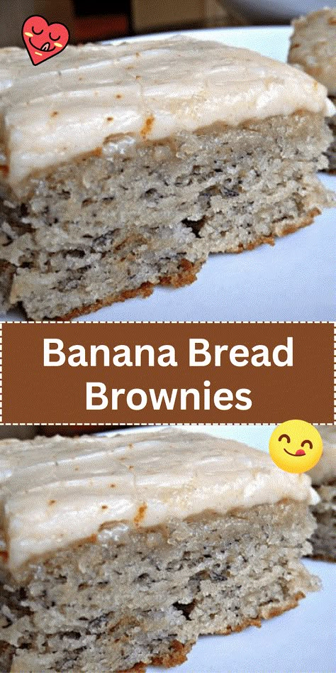 Banana Bread Bars, Banana Bread Brownies, Smores Dessert, Resep Brownies, Banana Brownies, Banana Bread Ingredients, Banana Dessert Recipes, Banana Dessert, Recipes For Kids