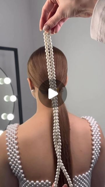 WeddingBazaar Fashion on Instagram: "Cocktail hairstyle with pearls hair accessories 😍 . . Video @nastasya_dan  . . 𝐏.𝐒. 𝐖𝐞 𝐝𝐨𝐧’𝐭 𝐒𝐞𝐥𝐥 𝐎𝐮𝐭𝐟𝐢𝐭𝐬 ✨ Download @weddingbazaarofficial’s free App & explore curated ideas, plan weddings and book vendors all in one place!  #LinkInBio 💕" Pearl Bun Hairstyles, Pearl In Hair Hairstyles, Hair Pearls Hairstyles, Cocktail Hairstyle, Hair Accessories Video, Pearl Blouse Designs, Trendy Hairstyles 2024, Hairstyles With Pearls, Bunches Hairstyles