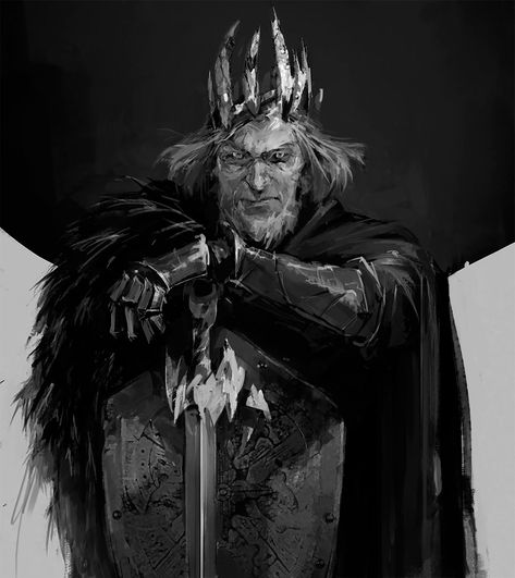 ArtStation - Speedpaint, Marina Krivenko Evil King, My Fantasy World, White Artwork, Fantasy Story, Dungeons And Dragons Homebrew, Fantasy Warrior, Fantasy Rpg, Medieval Fantasy, Fantasy World