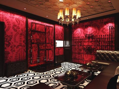 Red Room 50 Shades Diy, Adult Toy Room, Red Playroom, Red Room 50 Shades, Pleasure Room, Dungeon Room, Purple Rooms, Vintage Room Decor, Red Room