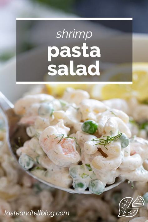 Looking for the perfect pasta salad? Dive into a bowl of this tantalizing shrimp pasta salad! This combination of succulent shrimp, al dente pasta, and veggies will transport your taste buds straight to flavor paradise. With a zesty dressing that brings it all together, this shrimp pasta salad is perfect for picnics, potlucks, or simply satisfying your cravings. Shrimp Pasta Salad Recipes, Pasta Shrimp Salad, Seafood Pasta Salad Recipe, Pasta And Veggies, Shrimp Pasta Salad, Seafood Salad Pasta, Cold Pasta, Seafood Salad, Pasta Salads