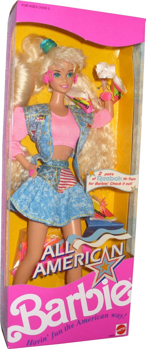 *1990 All american Barbie doll 2 #9423 All American Barbie 1990, All American Barbie, Barbie Doll Outfits Vintage, Barbie Doll 80s, 1980 Barbie Dolls, Barbie 1990 Dolls, Barbies From The 90s, 80s Barbie Dolls, 90s Barbie Dolls