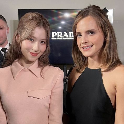 twice sana & emma watson icon icons Emma Watson Icons, Prettiest Celebrities, Twice Sana, Driving Pictures, Hermione Granger, Emma Watson, Hermione, My Crush, How To Feel Beautiful