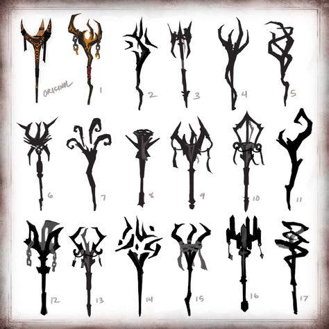 Warlock Staff | Dota 2 Warlock Staff Designs Warlock Staff, Magic Staves, Fantasy Staff, Magician Wand, Wizard Staff, Fantasy Demon, Art Biz, Animation Storyboard, Fantasy Props