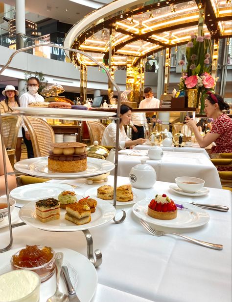 Aesthetic Scone, Twg Tea Aesthetic, Teatime Aesthetic, Twg Tea, Cake Tart, Jelly Sandwich, Brand Launch, Singapore Food, Food Log