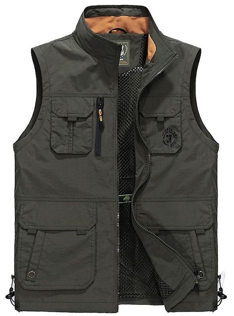 Mens Outdoor Vest, Vest 2023, Vest Outfits Men, Hiking Vest, Safari Vest, Going Out Fashion, Travel Vest, Hunting Vest, Cargo Vest