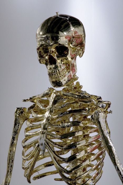 . Chrome Skeleton, Golden Skeleton, Dry Bones, Skeleton Bones, Gold Bodies, Skeletal, Skull And Bones, Memento Mori, Dia De Muertos