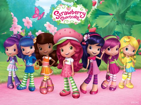 strawberry shortcake characters | Strawberry Shortcake and Friends Huckleberry Pie, Raspberry Torte, Strawberry Shortcakes, Strawberry Shortcake Cartoon, Donut Muffins, Strawberry Shortcake Characters, Strawberry Shortcake Party, Plum Pudding, Edible Icing Sheets