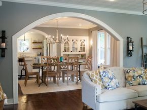 Fixer Upper | The Takeaways - A Thoughtful Place Delaware Ohio, Farmhouse Paint Colors Interior, Trendy Farmhouse Kitchen, Brick Cottage, Farmhouse Style Living Room, Revere Pewter, Farmhouse Paint, Farmhouse Interior, Farmhouse Furniture