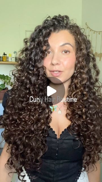 Ashley Nylander on Instagram: "Step by Step Curly Hair Routine 🧚🏼🤎   Products used →  Redken acidic bonding curls  Curlsmith weightless air dry cream and hydrostyle flexi jelly Ouidad climate control stronger hold gel  Fable and Mane shine oil" Moisture Overload Curly Hair, Ouidad Before And After, Curly Hair Cream Curls, Curly Hair Routine Steps, Air Dry Curly Hair, Curly Hair Routine Products, Hair Routine Products, Curly Hair Tools, Curly Hair Cream