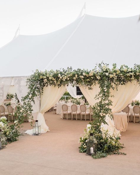 Reception Tent Entrance Ideas Marquee Entrance, Entrance Flowers, Tent Entrance, Marquee Party, Outdoor Tent Wedding, Wedding Rental, Engagement Dinner, Wedding Reception Design, Lounge Party