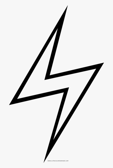 Lightning Bolt Coloring Page - Harry ... Bolt Characters, Harry Potter Lightning Bolt, Electricity Art, Harry Potter Lightning, Printable Harry Potter, Pictures Of Lightning, Bolt Tattoo, Epic Tattoo, Harry Potter Tattoos