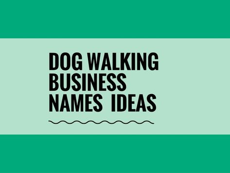 A Creative name is the most important for marketing of business. Check here creative, best Dog walking business names ideas for your inspiration. Dog Business Names, Names For Dog Walking Business, Dog Walking Business Names, How To Start A Dog Sitting Business, Pet Sitting Business Names, How To Start A Dog Walking Business, Dog Walker Flyer, Dog Sitting Business, Guard Dog Training