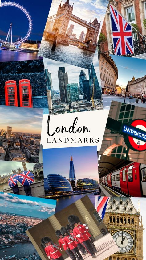 Looking for some London inspo? Don't miss out on visiting the iconic landmarks like Big Ben, the London Eye, Buckingham Palace, and the Tower of London. There's so much history and beauty to soak in! London Images Photography, The Uk Aesthetic, London In September, Pictures Of London, 2025 Travel, Travel To London, 2025 Vibes, Uk Places, London England Travel