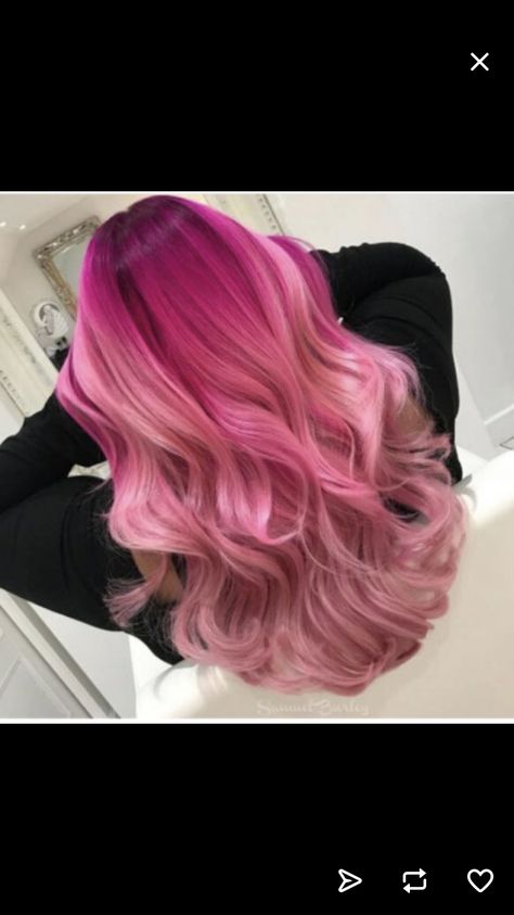 Cute Hair Colors, Hair Color Crazy, Colourful Hair, Colors Hair, Beautiful Hair Color, Pretty Hair Color, Bright Hair, Hair Color Pink, Hair Color Highlights