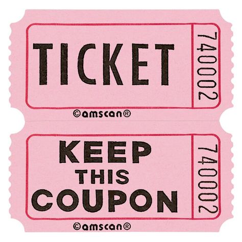 Pink Tickets, Carnival Tickets, Fair Tickets, Ticket Stub, Sports Themed Party, Kids Party Supplies, Raffle Tickets, School Dances, Personalized Favors