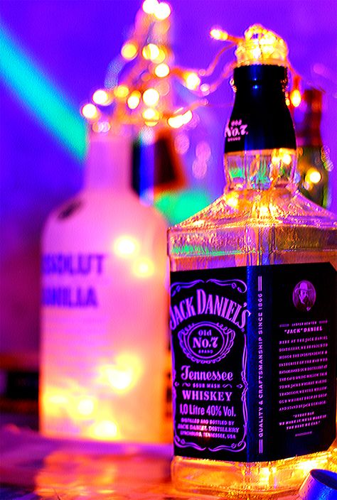 Jack Daniel Aesthetic, Daniel Aesthetic, Impulsive Ideas, Neon Tattoo, Nick And Jess, Colorful Drinks, Type Shi, Jack Daniel, Bad Person