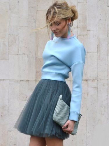 Tulle Outfit, Tulle Skirts Outfit, Gonna In Tulle, Ballerina Skirt, Skirt Tulle, Skirt Outfit, Trend Fashion, Fashion Mode, Mode Inspiration