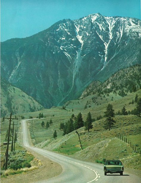 Highway 3 between the Similkameen and Okanagan Valleys, in 1971. From Beautiful British Columbia magazine. Ubc Okanagan, Pnw Vibes, Nature Camp, Kelowna British Columbia, 2024 Board, Vancouver City, Ski Bums, Canada Eh, Art Aesthetics