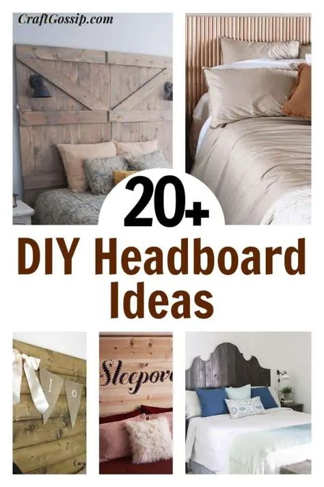 Diy Wooden Headboard, Diy King Size Headboard, Diy Headboard With Lights, Reclaimed Headboard, Herringbone Headboard, Make Your Own Headboard, Diy Headboard Wooden, Sitting Up In Bed, Faux Headboard